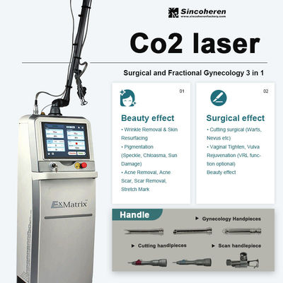 เครื่องเลเซอร์เศษส่วน CO2 ระบายความร้อนด้วยอากาศ